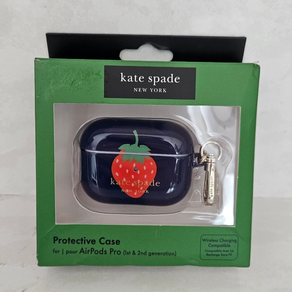 Kate Spade Navy AirPods Pro Case with Strawberry Design